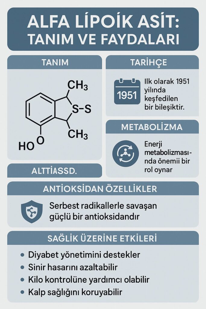 Alfa Lipoik Asit: Tanım ve Faydaları 2 Alfa Lipoik Asit: